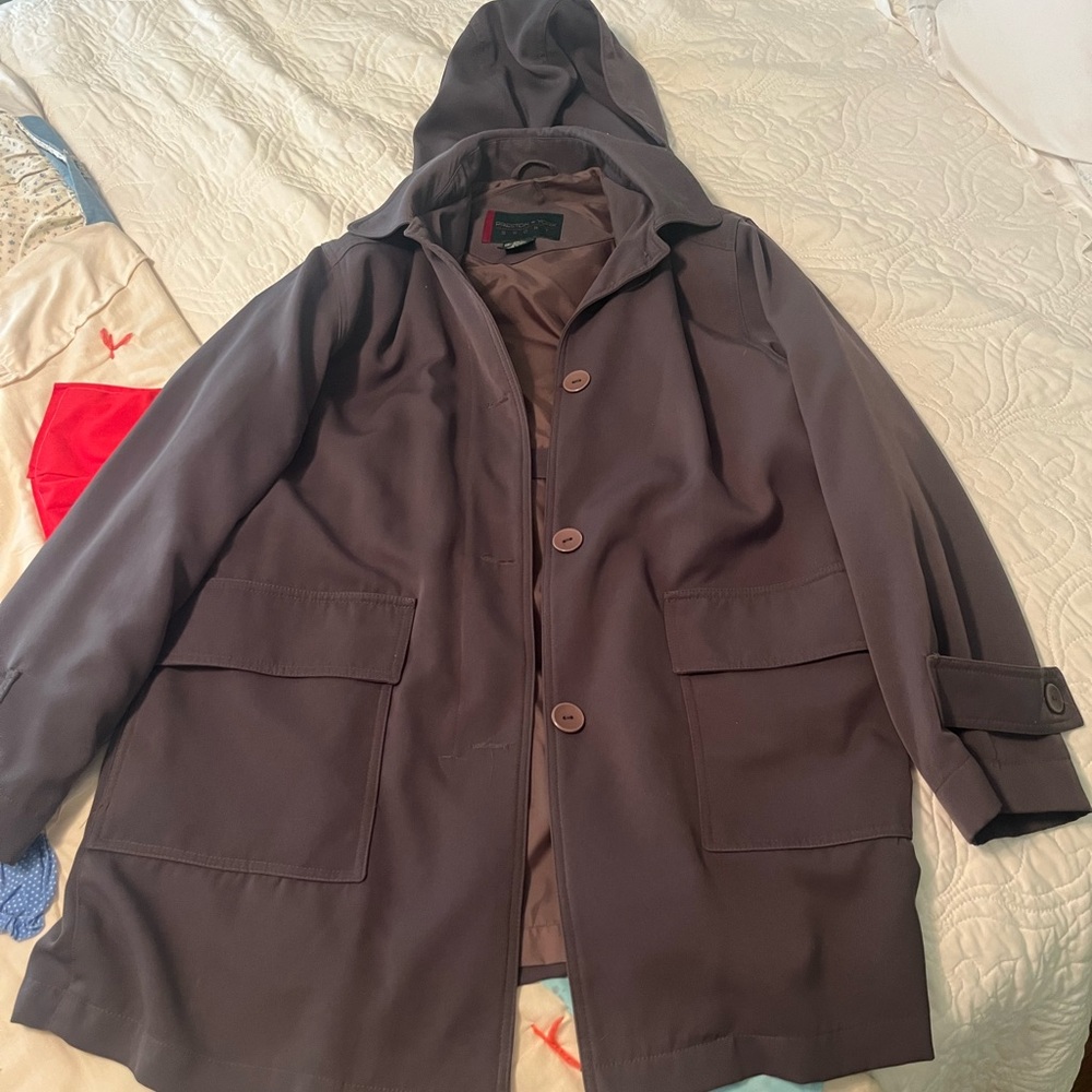 Preston & York Dark Brown Raincoat